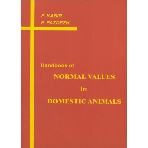 Handbook of Normal Values in Domestic Animals ، کبیر ، افست