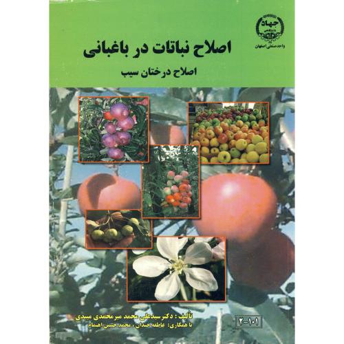اصلاح نباتات در باغبانی : اصلاح درختان سیب ، میبدی،جهاداصفهان