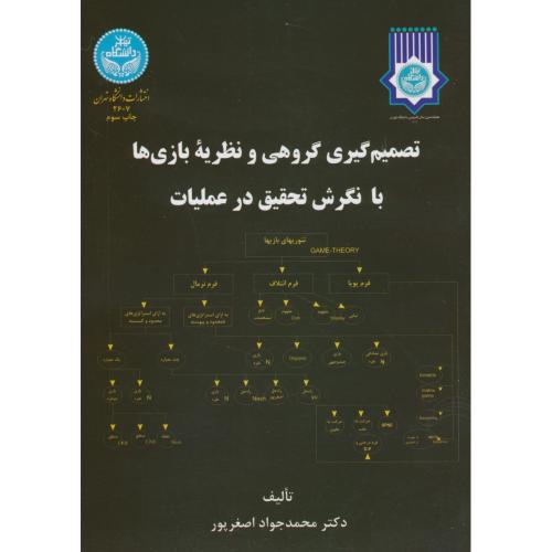 تصمیم گیری گروهی و نظریه بازی ها بانگرش تحقیق در عملیات،اصغرپور،د.تهران
