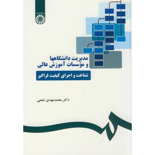 مدیریت دانشگاهها و موسسات آموزش عالی(شناخت و اجرای کیفیت فراگیر)1088