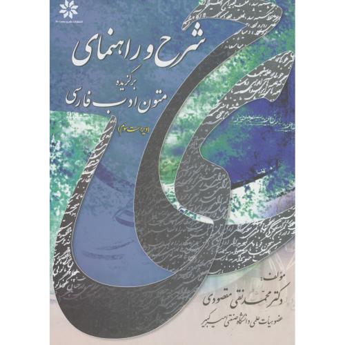 شرح و راهنمای برگزیده متون ادب فارسی،مقصودی،و3،علم صنعت 110