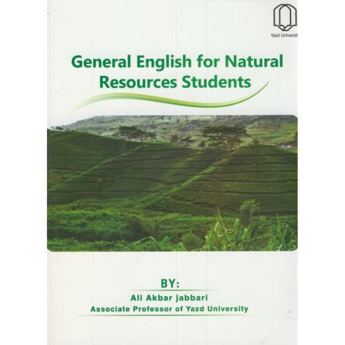 زبان منابع طبیعی General English for Natural Resources Students،جباری،د.یزد