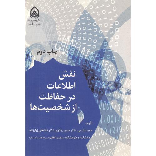 نقش اطلاعات در حفاظت از شخصیت ها ، فارسی ، د.امام حسین
